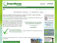 Tablet Screenshot of greenmoves.com